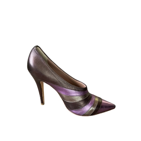 Just Cavalli Metallic Purple Booties | 39.5 - Picture 5 of 9